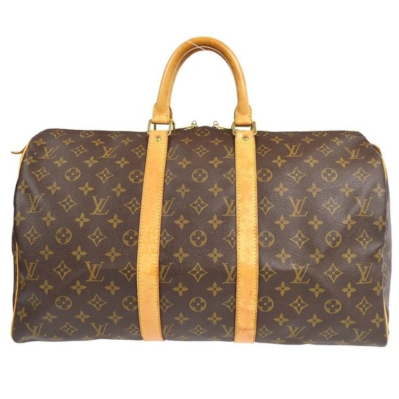 00032400# Authentic Louis Vuitton Travel Bag Keepall 45 Monogram